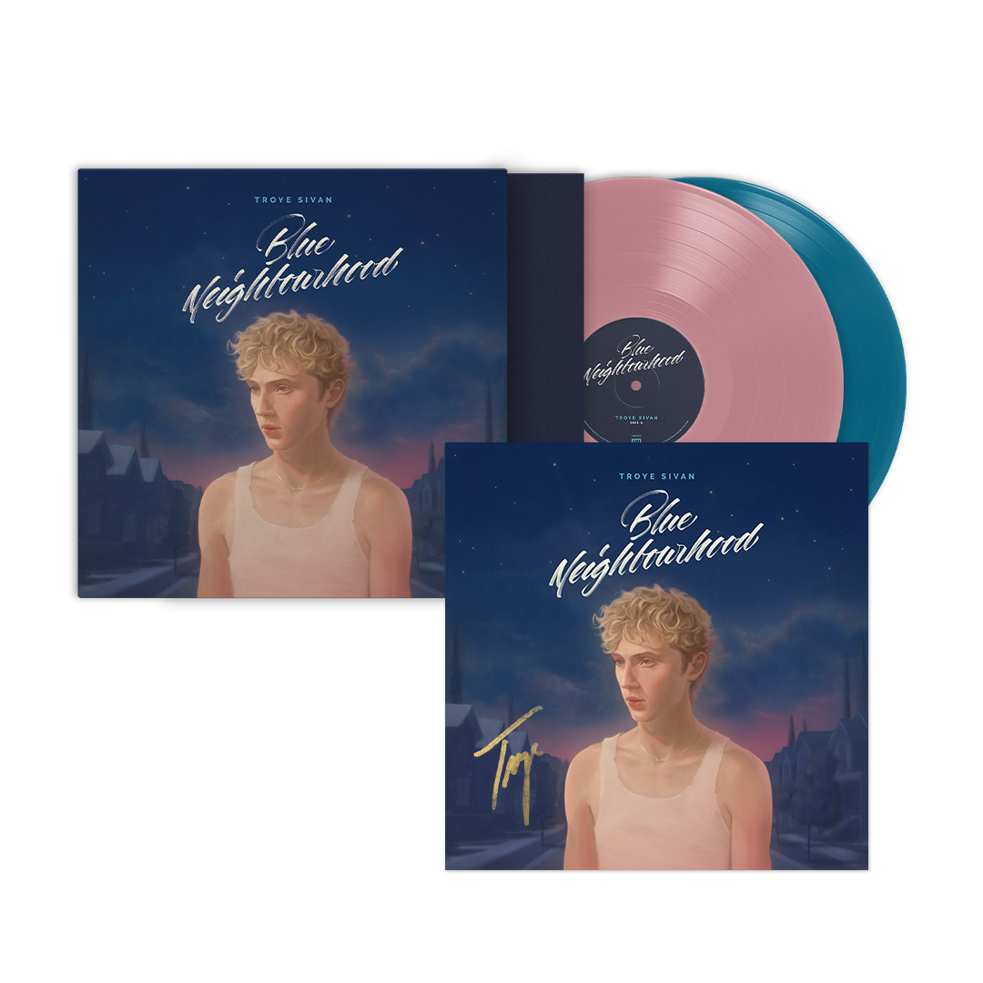 Blue Neighbourhood 2LP Signed Card