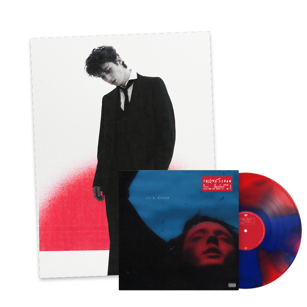 In A Dream (5th Anniversary Red & Blue Swirl LP) + In A Dream Risograph