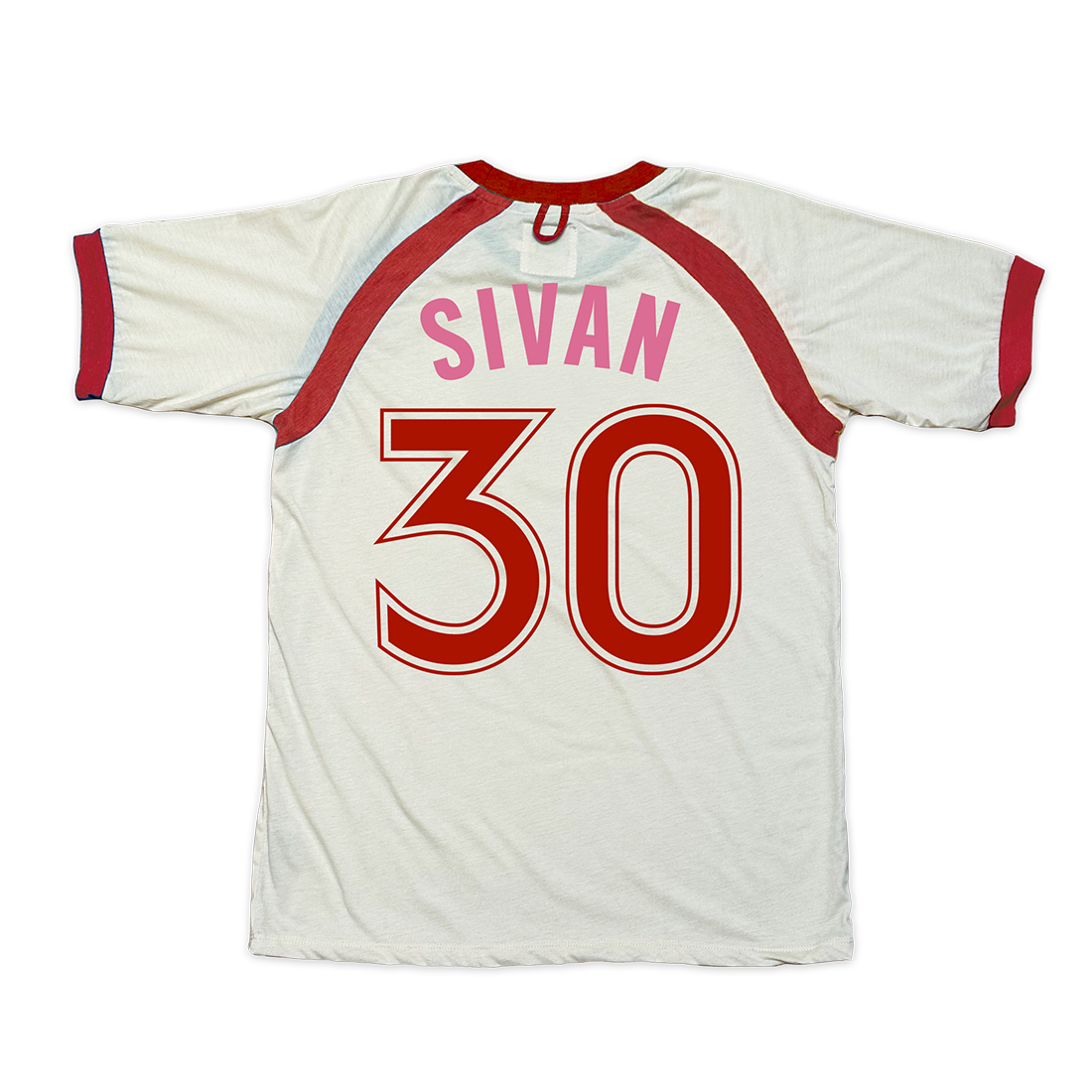 RUSH SPORTS CO 30 WHITE TEE BACK